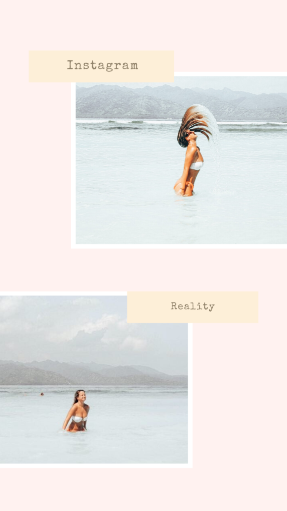 Gili islands instagram vs reality