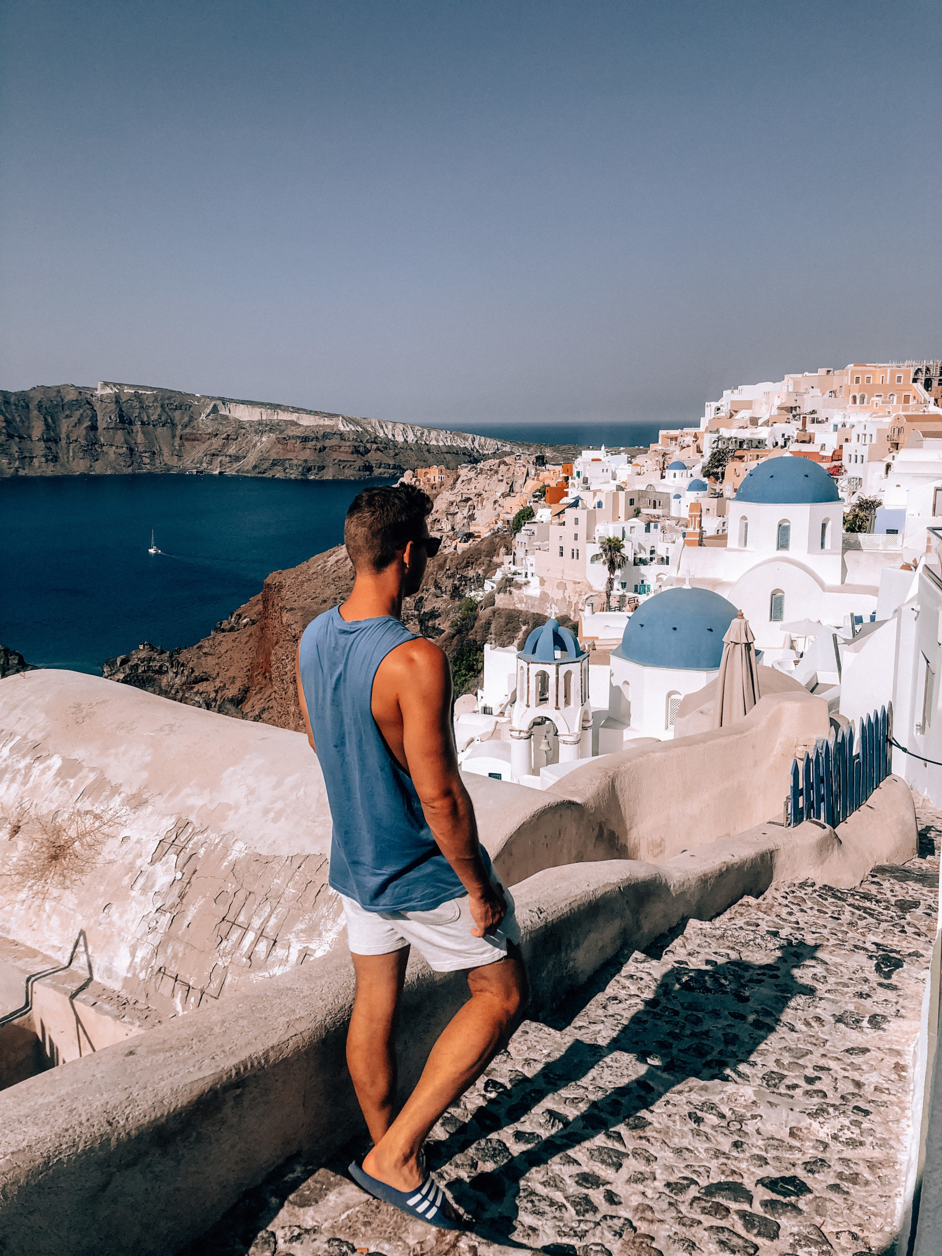 famous blue domes instagrammable spot