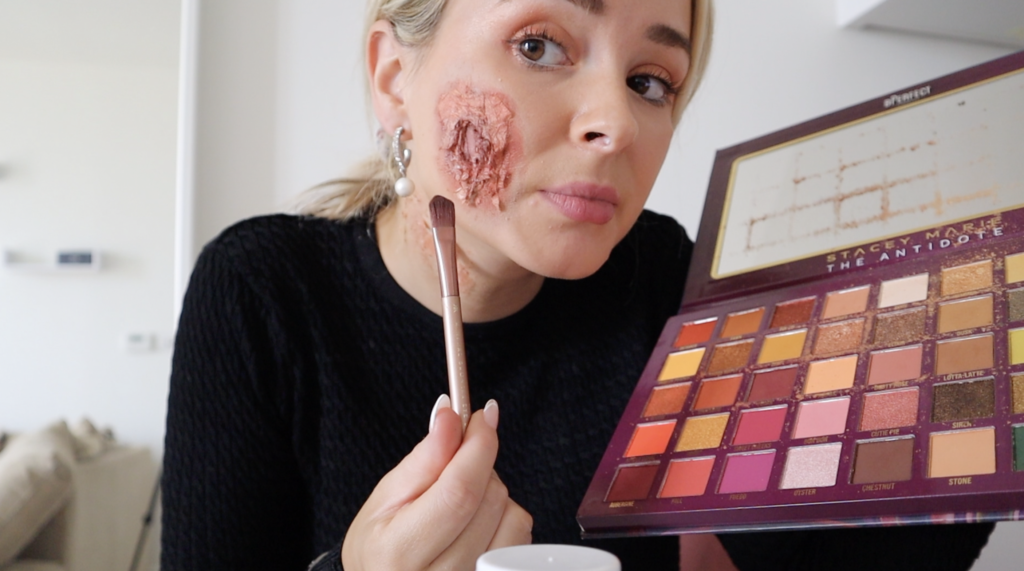 Easy halloween trauma make up palette