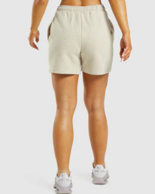 Gymshark Rest Day Sweats Shorts- Sand Marl- S £35​
