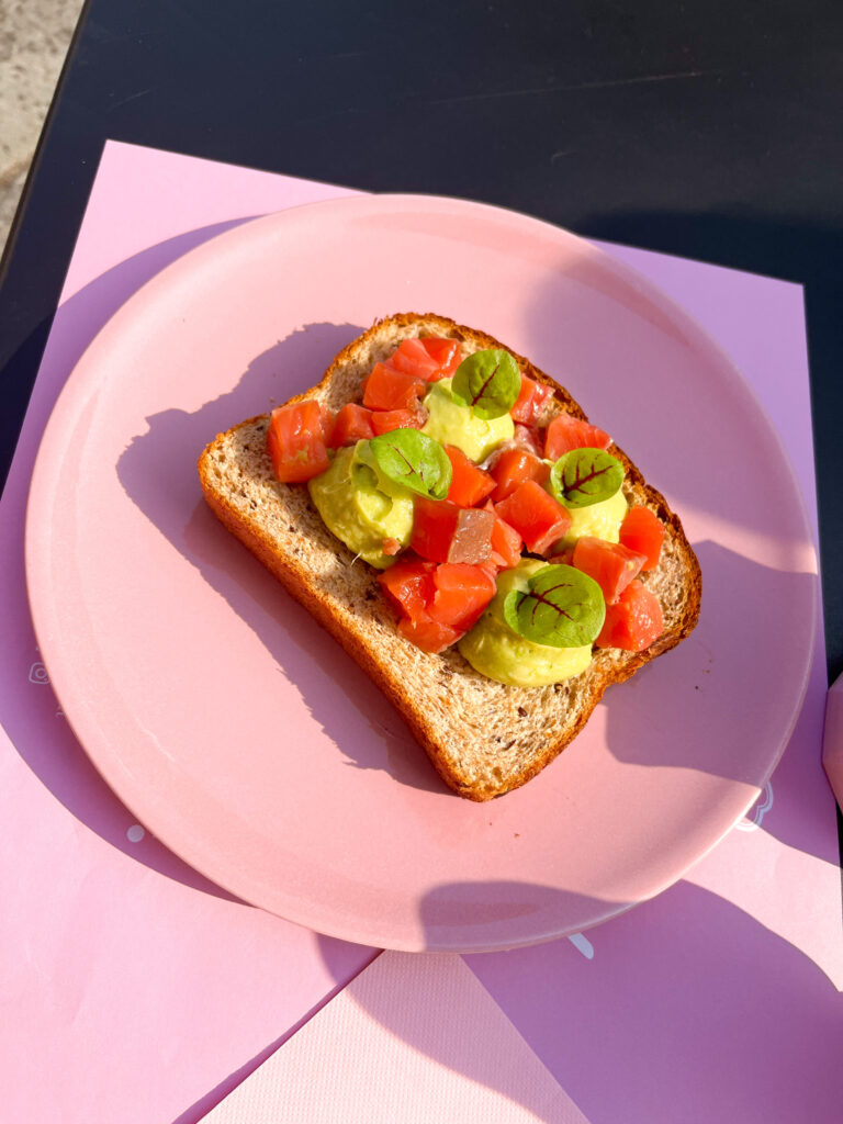 Babi Lake Como avocado toast