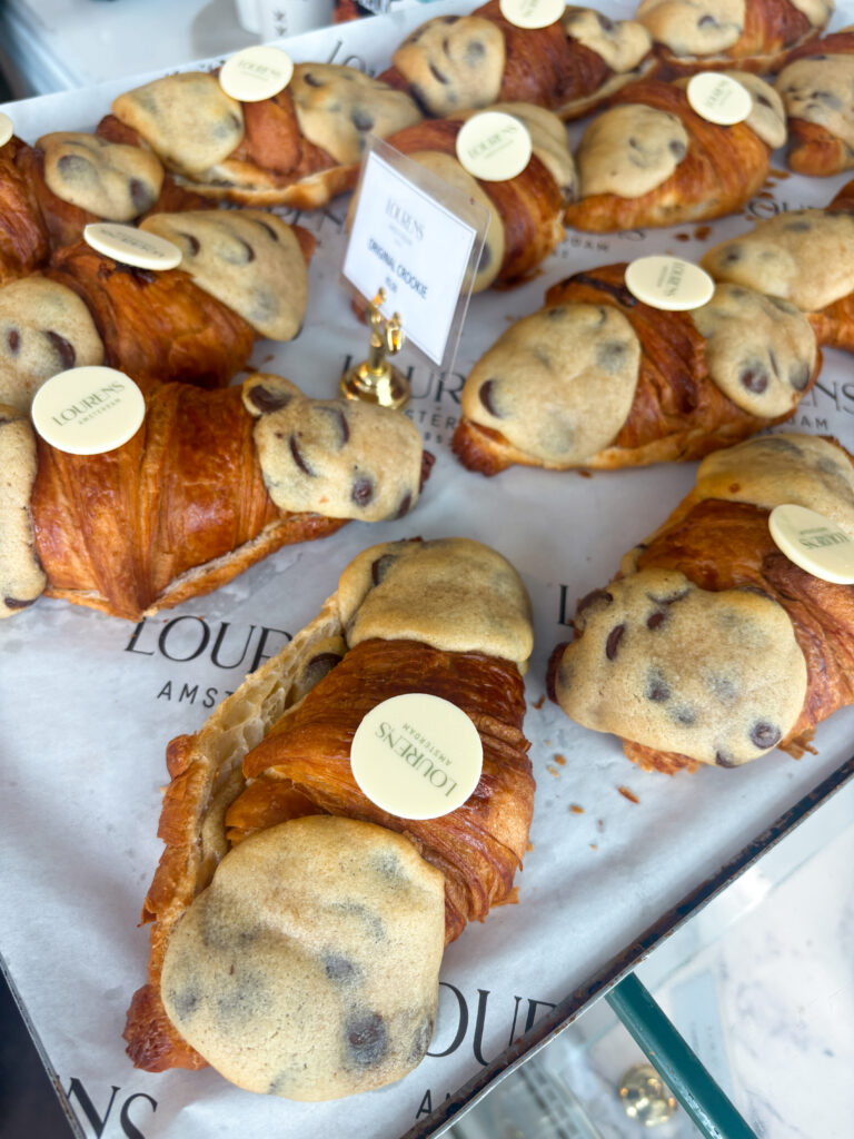 lourdes cafe to visit in amsterdam famous cookie croissant